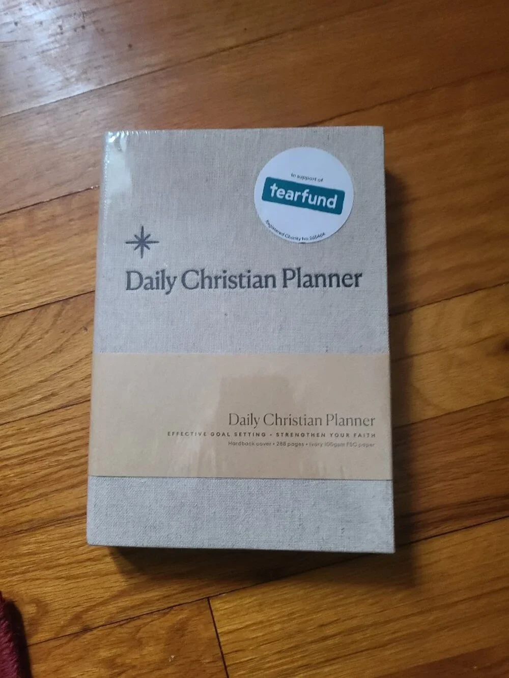 NEW Daily Christian Planner 6 Month Undated Faith Journal Goal Setter Prayer HC
